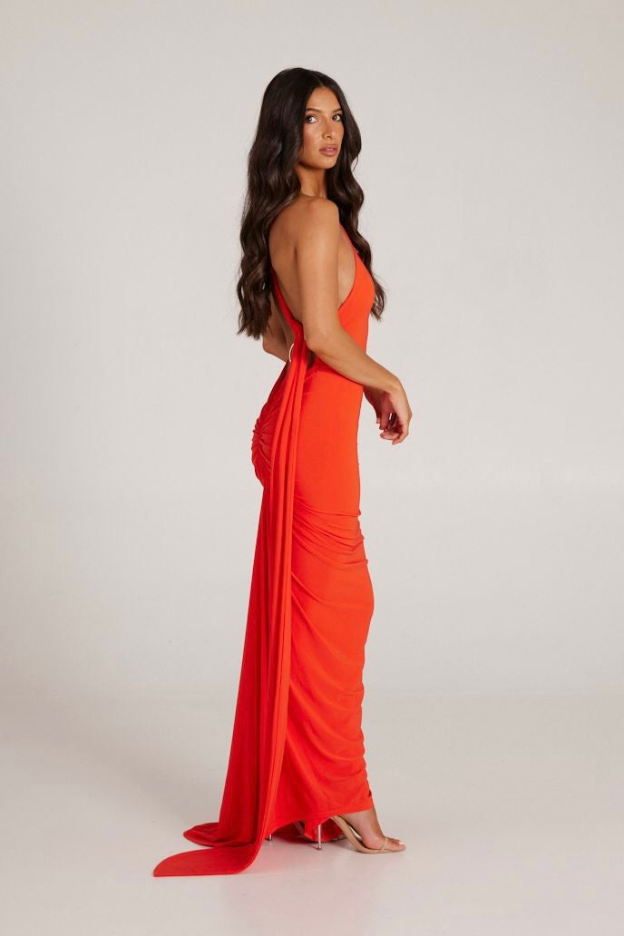 Chelsey Elegant Scarf Dress
