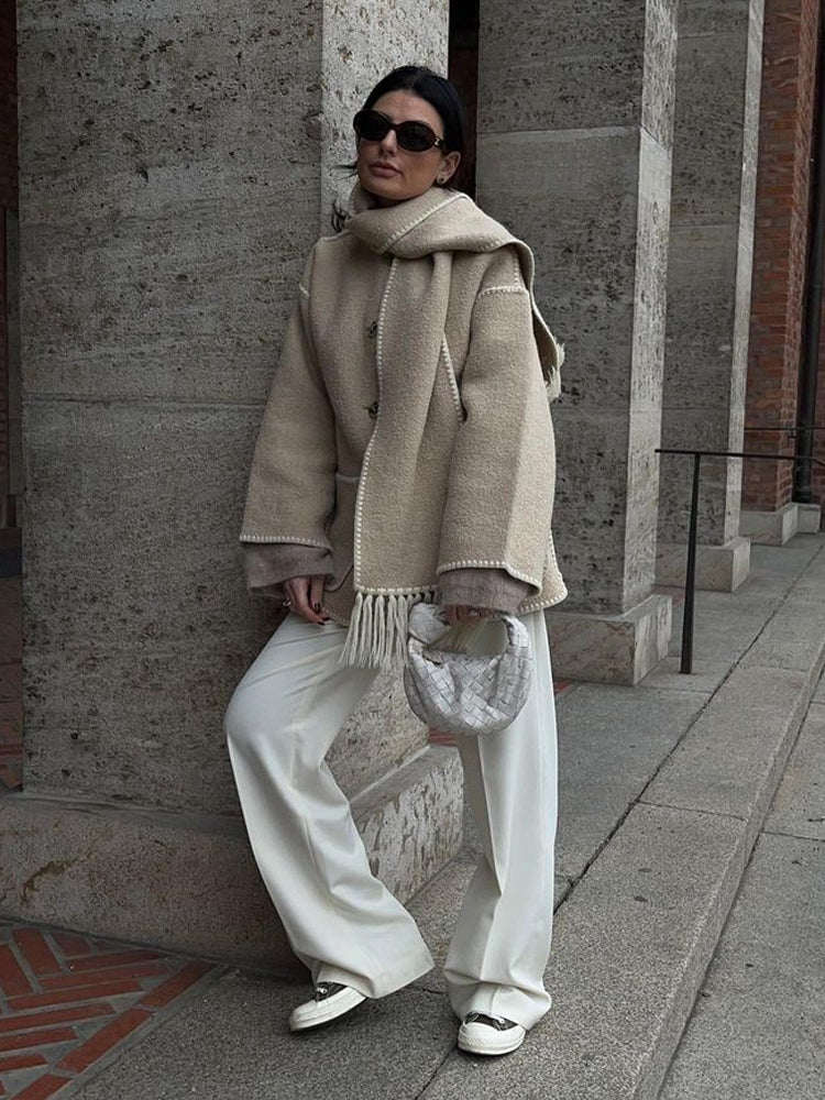 Georgina Scarf Coat