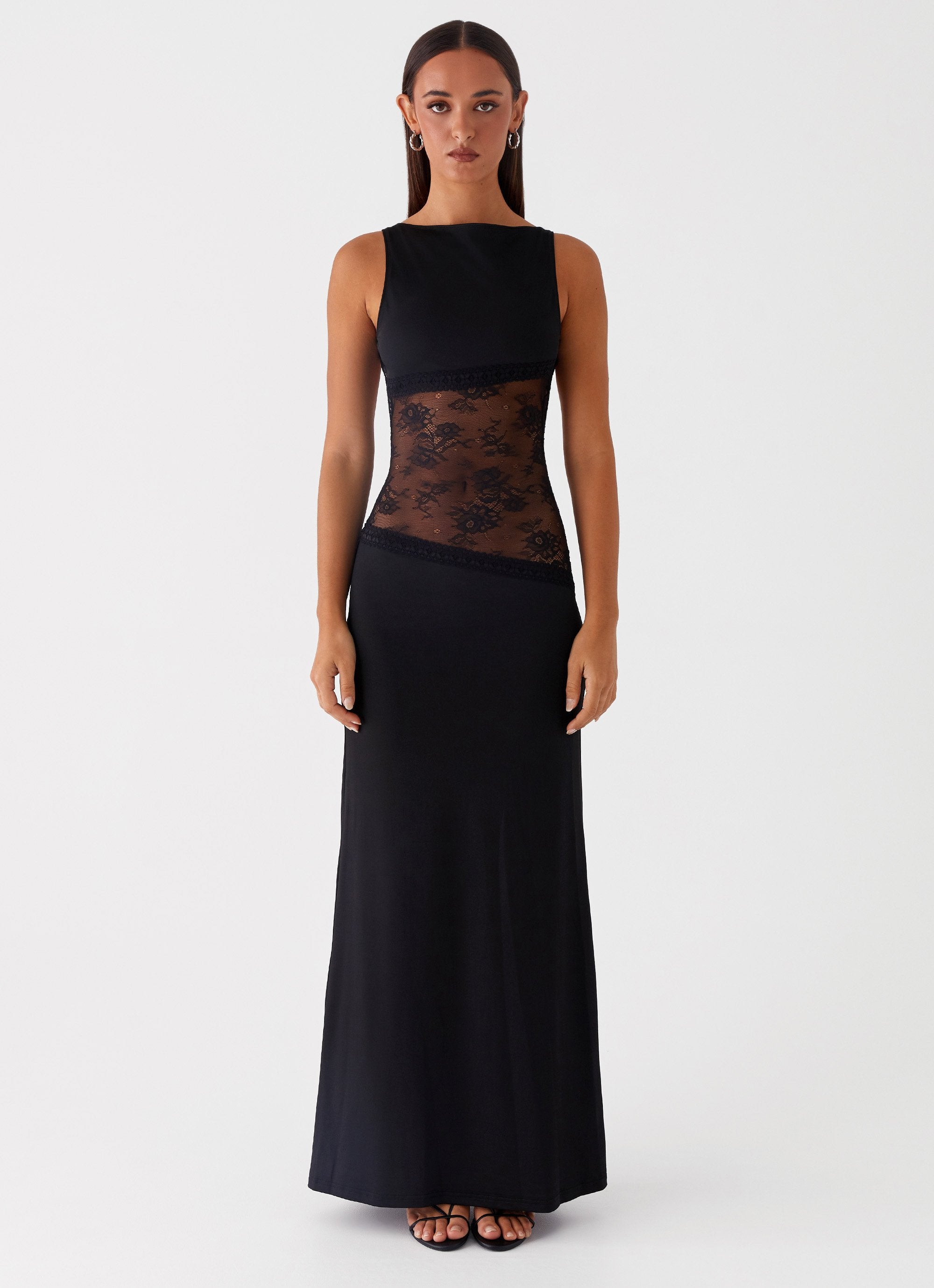 Midnight Elegance Maxi Dress