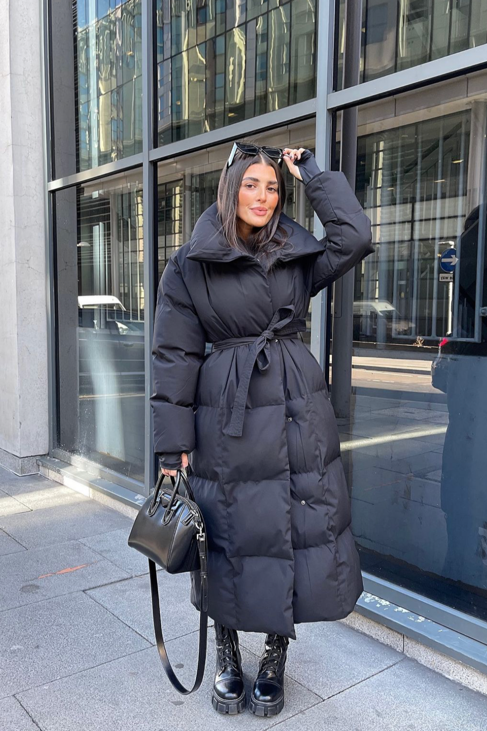 BLOSSOM LONG DUVET PUFFER COAT