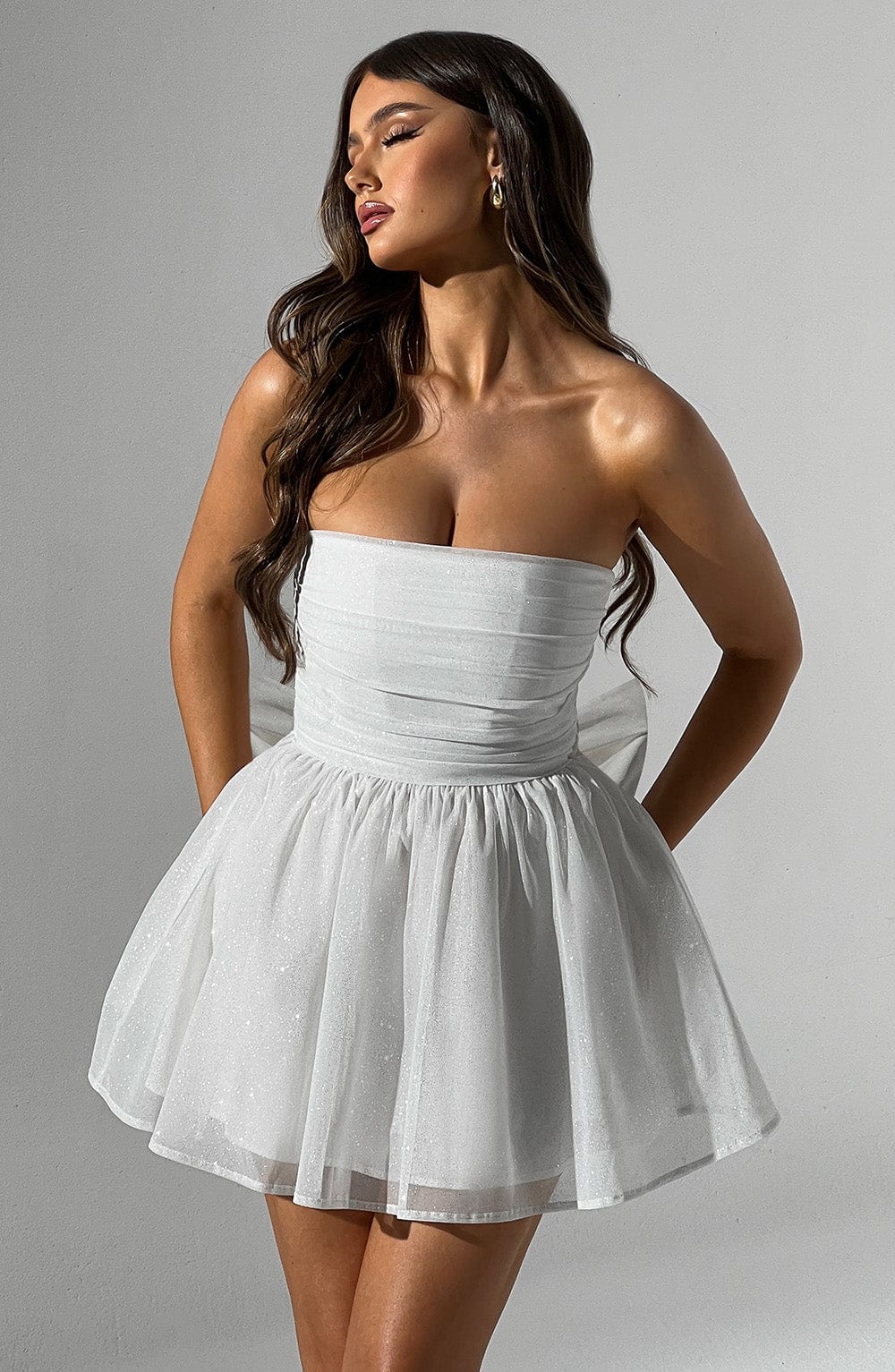 The Amara Sparkle Mini Dress