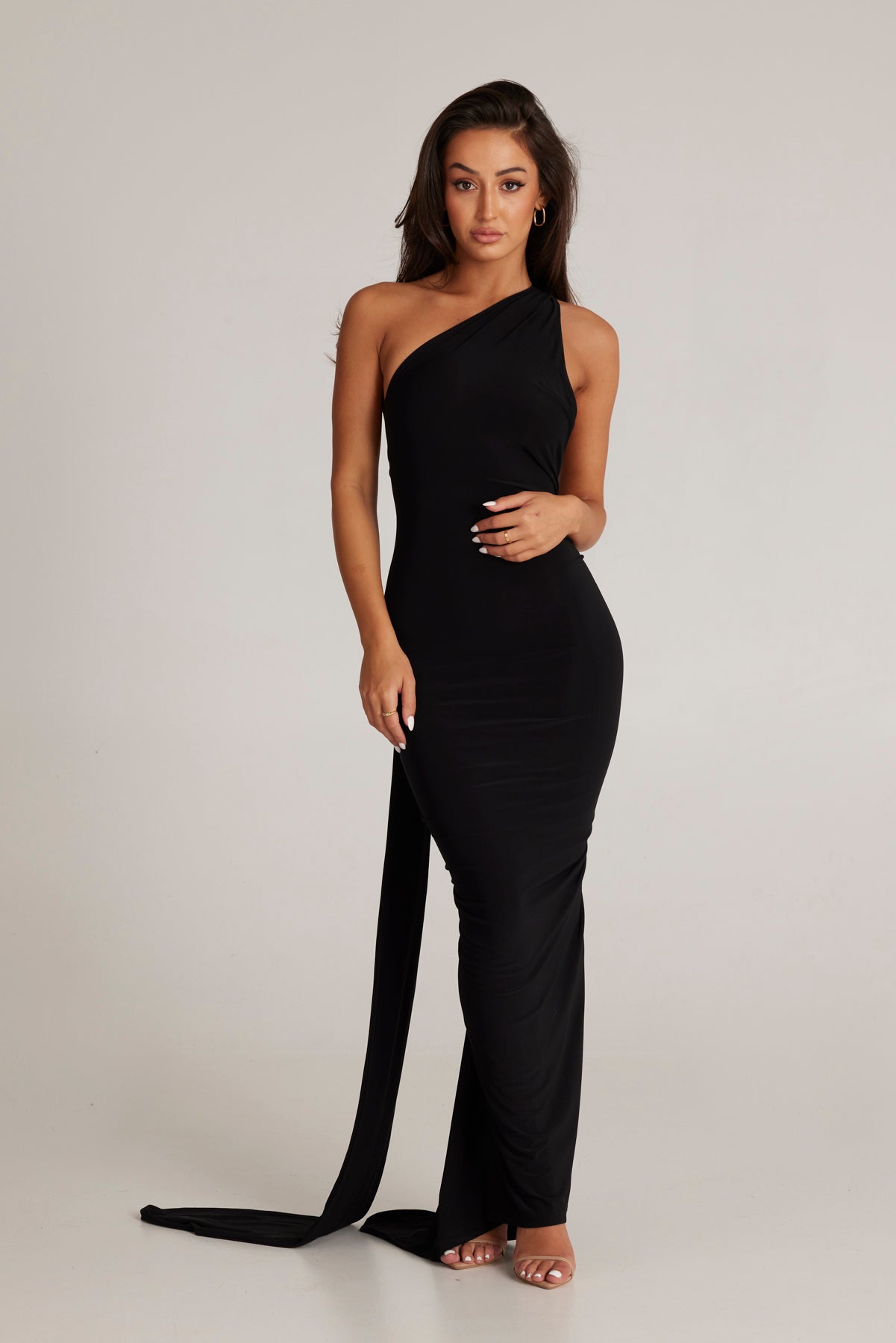 Chelsey Elegant Scarf Dress