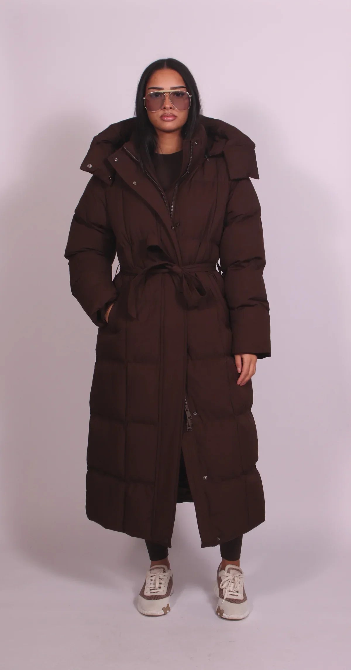 Elegant Hooded Puffer