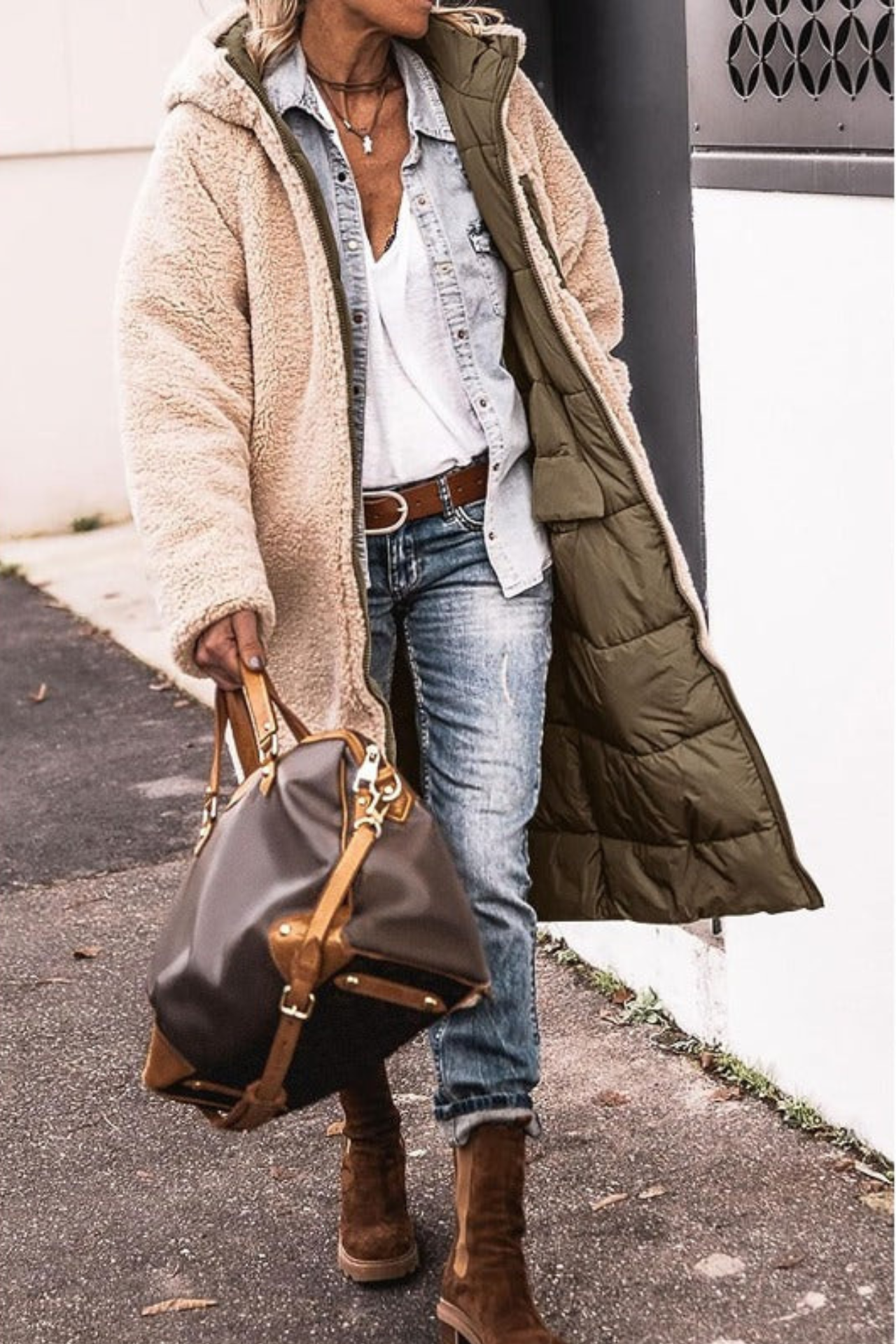 Amelia | Elegant Reversible Coat for Women