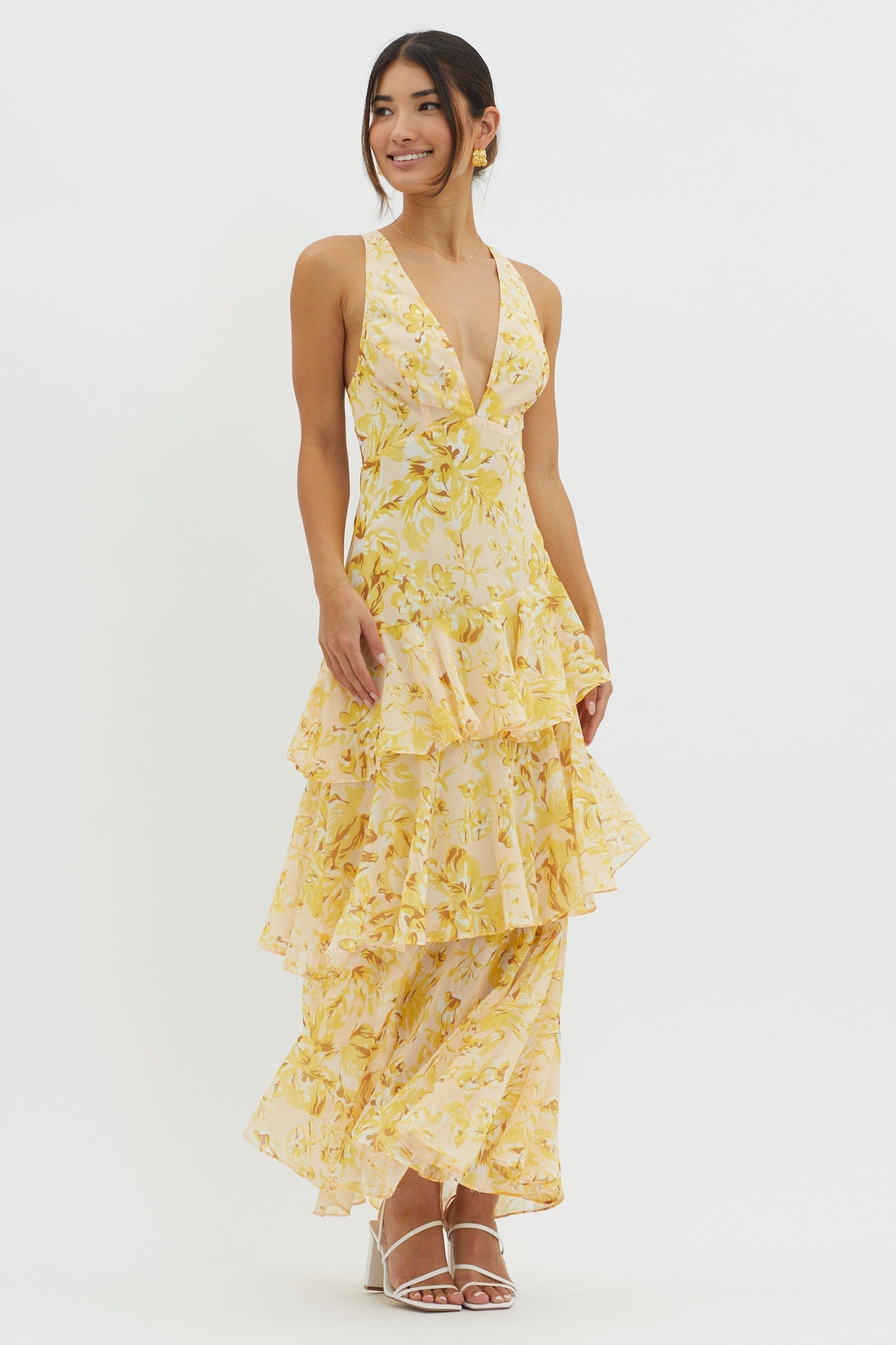Elara Ruffle Dress