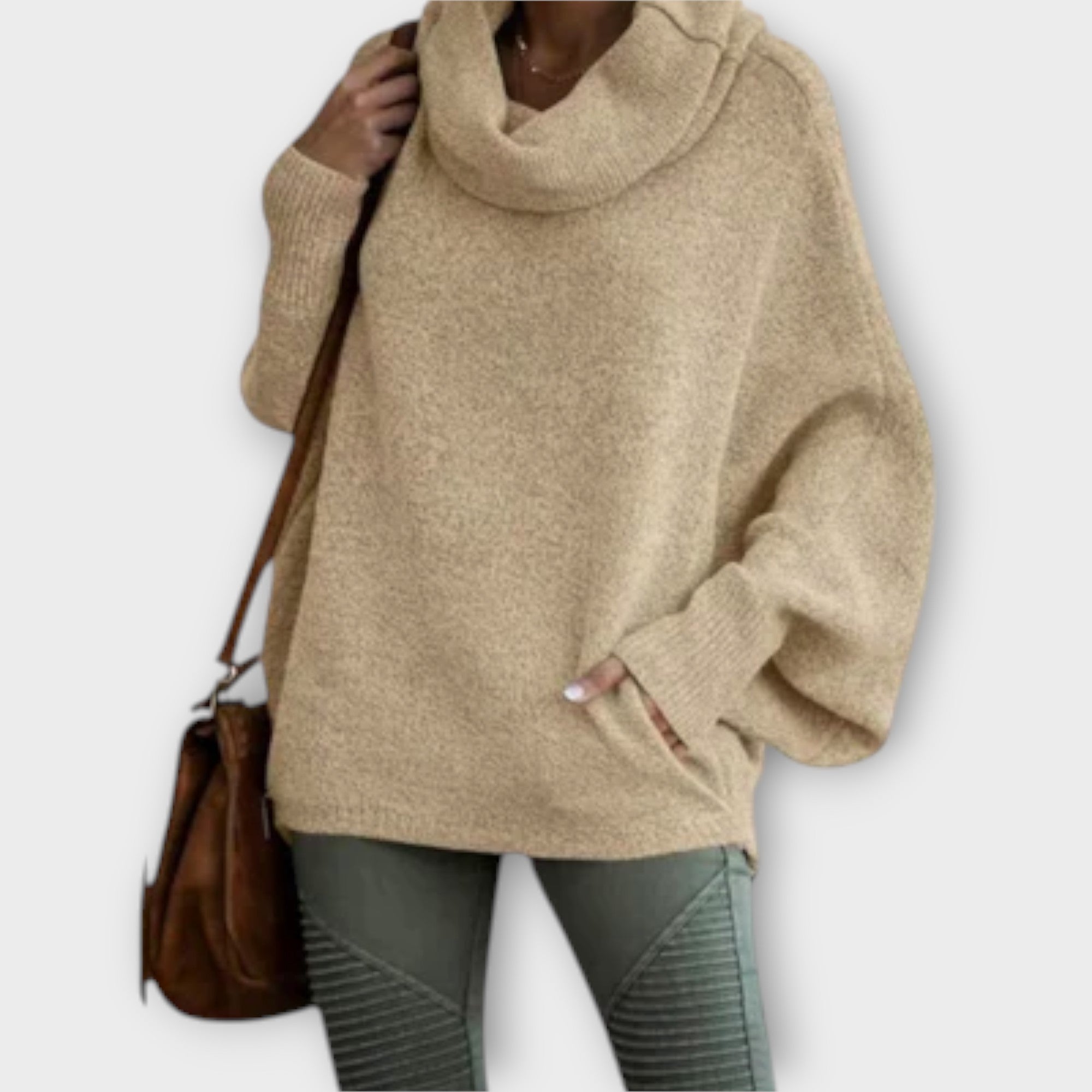 Ulrike - Elegant Women's Jumper in Tortoiseshell