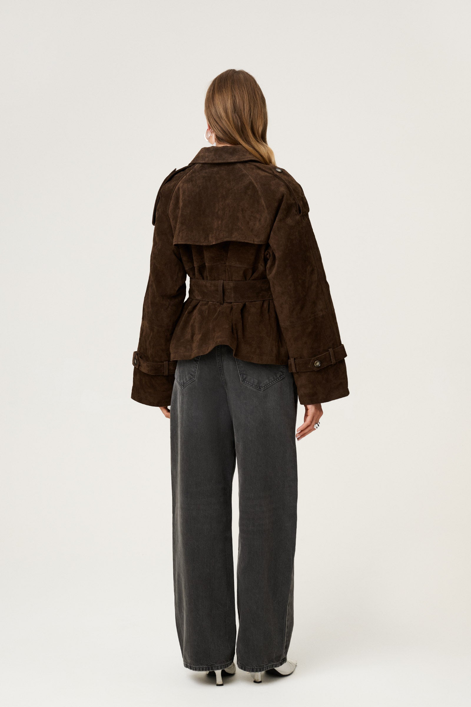 Maraiah Cropped Trench Coat