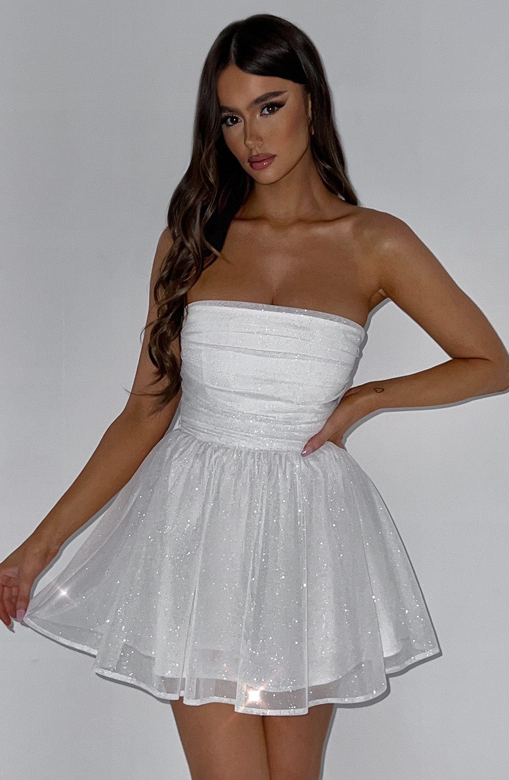 The Amara Sparkle Mini Dress