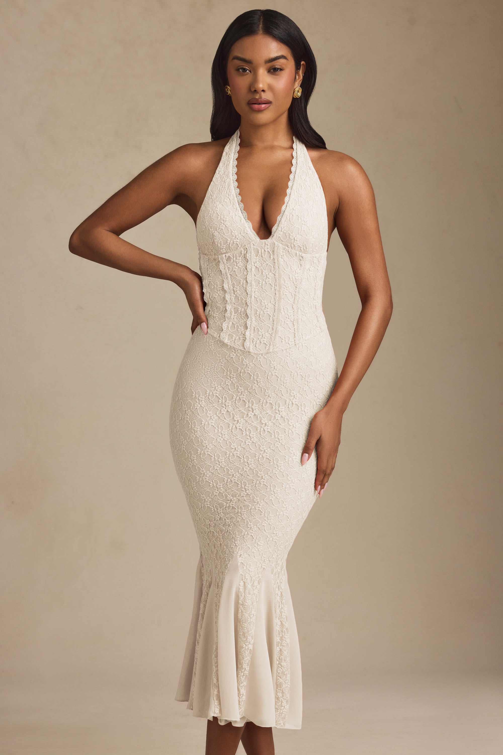 Helena Lace Midaxi Dress