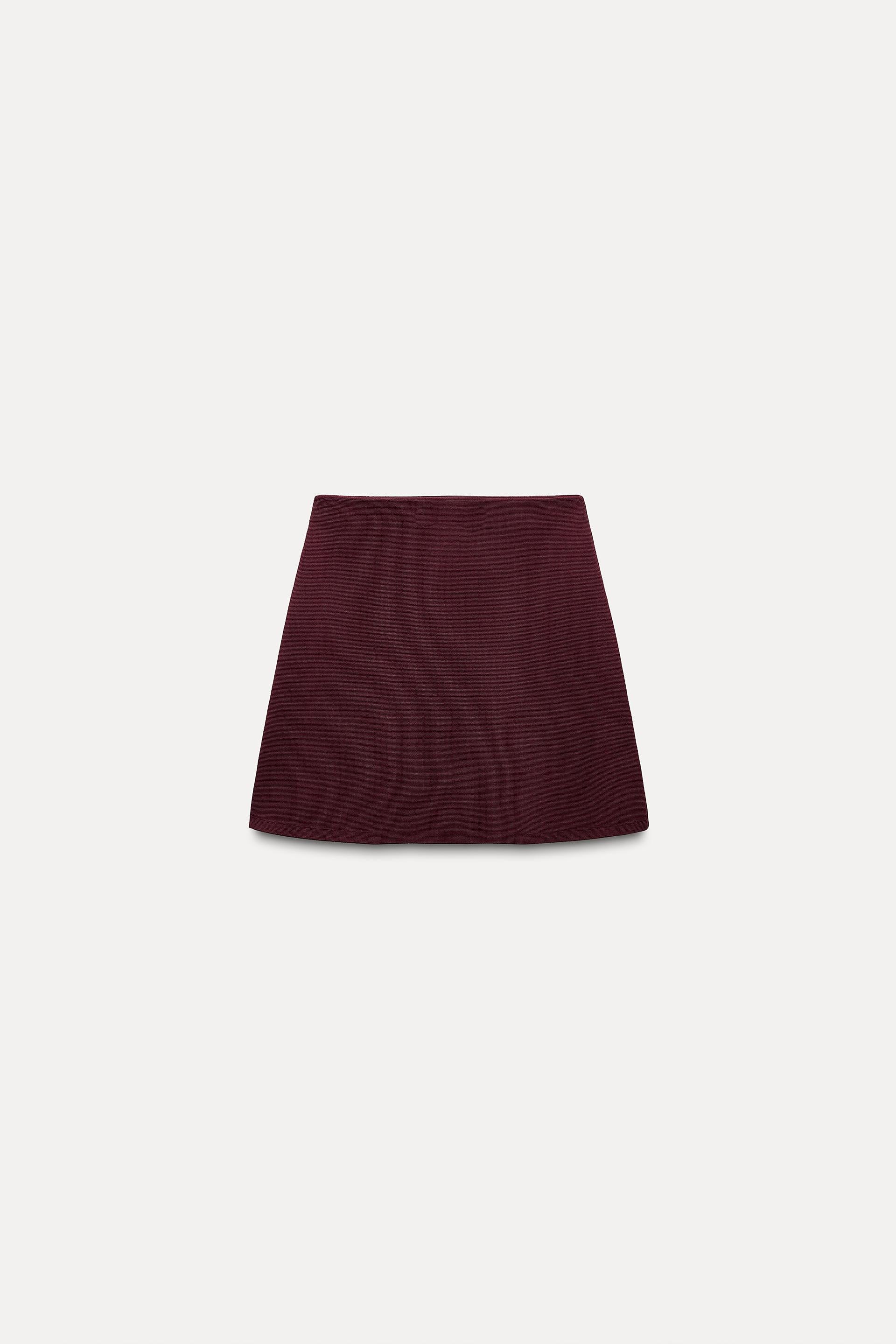 Tailored Knit Cardigan-Skirt Set